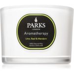 Parks London Aromatherapy Lime, Basil & Mandarin lumânare parfumată