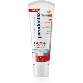 Parodontax Gum And Sens Whitening pasta de dinti cu efect innalbitor pentru dinti