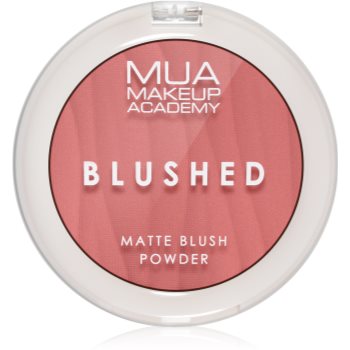MUA Makeup Academy Blushed Powder Blusher fard de obraz sub forma de pudra