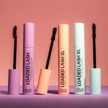 MUA Makeup Academy Loaded Lash XL mascara rezistent la apa pentru alungire, rotire si volum