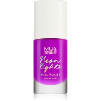 MUA Makeup Academy Neon Lights lac de unghii cu stralucire neon