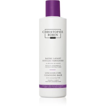 Christophe Robin Luscious Curl Cleansing Balm with Kokum Butter balsam de curatare pentru par ondulat si cret