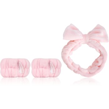 Brushworks Spa Headband & Wrist Wash Band Set set (faciale)