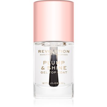 Makeup Revolution Plump & Shine lac de unghii cu efect de gel translucid
