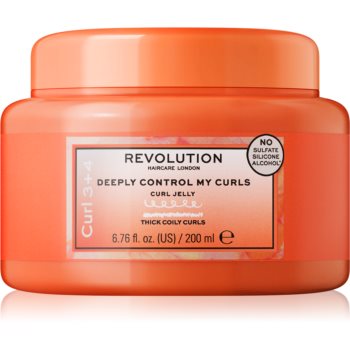 Revolution Haircare My Curls 3+4 Deeply Control My Curl jeleu de coafat pentru păr creț