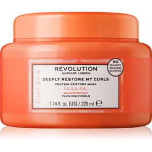 Revolution Haircare My Curls 3+4 Deeply Restore My Curls masca profund reparatorie pentru păr creț