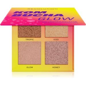 Makeup Revolution Hot Shot Kombucha paletă de iluminatoare