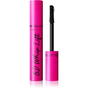 Makeup Revolution 5D Lash Whip Lift mascara pentru gene lungi și dese