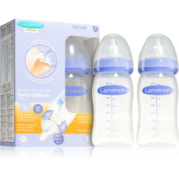 Lansinoh NaturalWave biberon pentru sugari