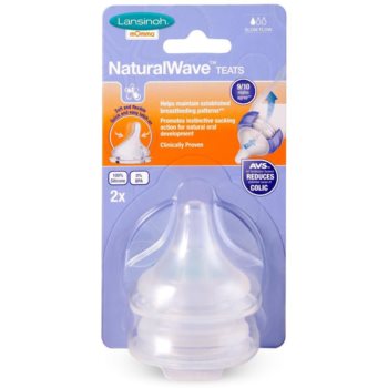 Lansinoh NaturalWave tetină pentru biberon