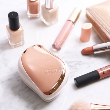 Tangle Teezer Compact Styler Rose Gold Cream perie