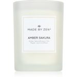 MADE BY ZEN Amber Sakura lumânare parfumată