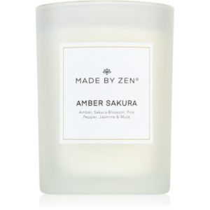 MADE BY ZEN Amber Sakura lumânare parfumată