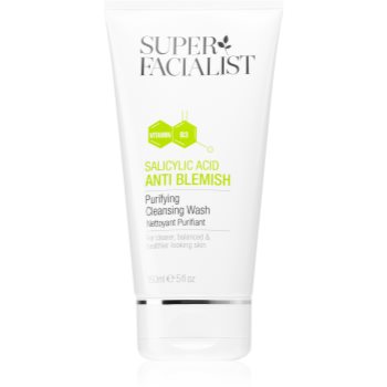 Super Facialist Salicylic Acid Anti Blemish gel de curatare pentru fata pentru pielea problematică și grasă
