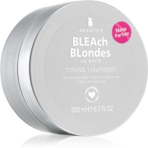 Lee Stafford Bleach Blondes Ice White masca de par neutralizeaza tonurile de galben