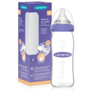 Lansinoh NaturalWave Glass biberon pentru sugari