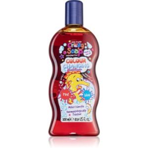 Kids Stuff Colour Changing Red to Blue spumă de baie care își schimbă culoarea