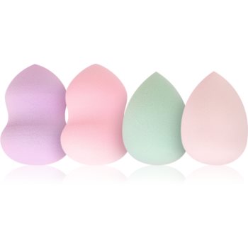 Brushworks HD Midi Sponge Set burete pentru machiaj