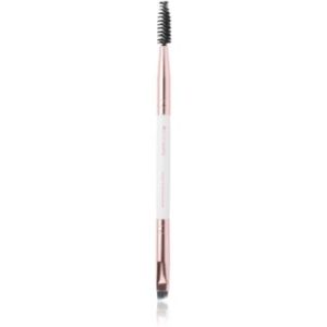 Brushworks Double Ended Brow Brush perie pentru modelarea sprâncenelor cu pensula