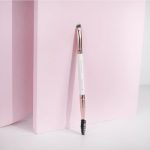 Brushworks Double Ended Brow Brush perie pentru modelarea sprâncenelor cu pensula
