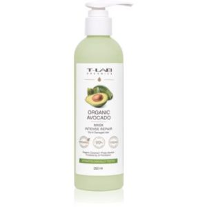 T-LAB Organics Organic Avocado Intense Repair Mask Mască regeneratoare și pentru reînnoire pentru par deteriorat