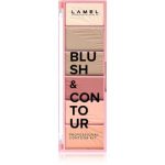 LAMEL Blush & Contour paletă pentru contur blush