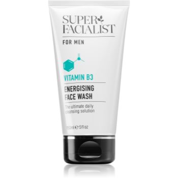 Super Facialist For Men Vitamin B3 gel de curatare energizant pentru barbati