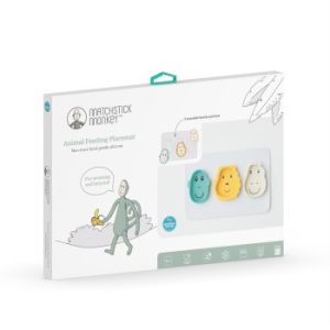 Matchstick Monkey Animal Snack Mat serviciu de masă pentru copii Monkey, Lion & Giraffe(pentru copii)