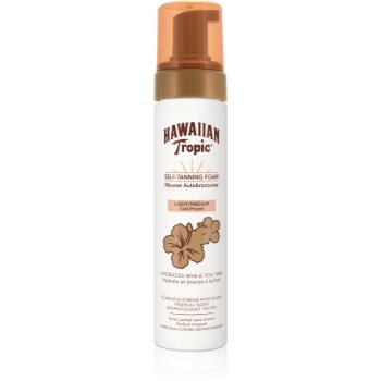Hawaiian Tropic Self Tanning Foam Light/Medium spuma autobronzanta