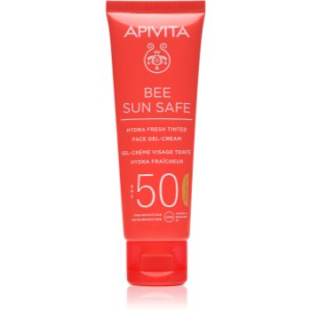 Apivita Express Beauty Ginkgo Biloba gel-cremă cu efect de tonifiere SPF 50