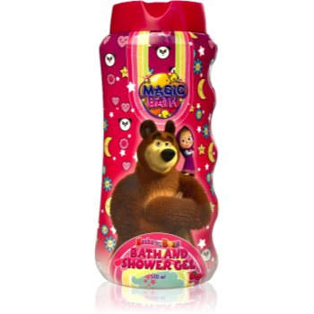 Masha & The Bear Magic Bath Bath & Shower Gel gel de dus si baie pentru copii