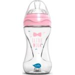 Nuvita Glass bottle Pink biberon pentru sugari