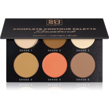 SOSU Cosmetics Complete Contour Remastered Patela pentru conturul fetei pentru look perfect