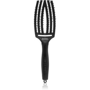 Olivia Garden Fingerbrush Double Bristles perie de tip paletă pentru par usor de pieptanat