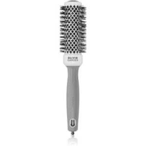 Olivia Garden Expert Shine Wavy Bristles White&Grey perie de par