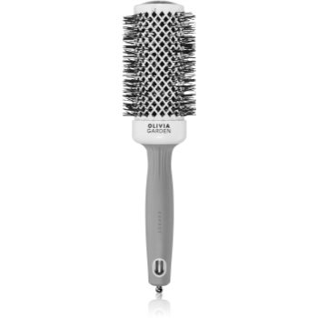 Olivia Garden Expert Shine Wavy Bristles White&Grey perie de par