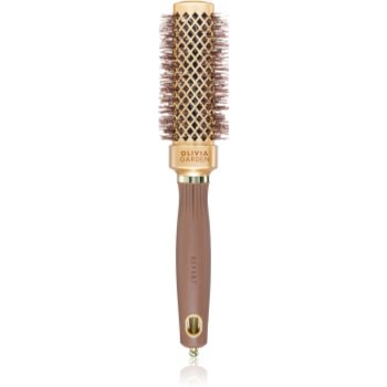 Olivia Garden Expert Straight Wavy perie pătrată pentru uscarea părului