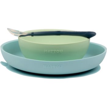 NATTOU Tableware Set of 3 Pieces serviciu de masă pentru copii