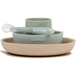 NATTOU Tableware Set of 4 Pieces serviciu de masă pentru copii
