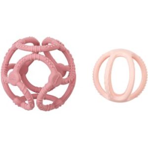 NATTOU Teether Silicone Ball 2 in 1 jucărie pentru dentiție