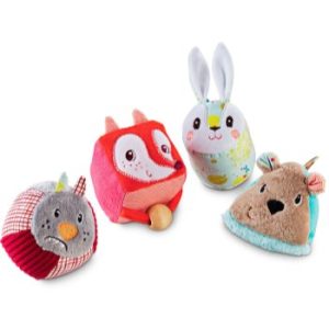 Lilliputiens Set of 4 Textile Shapes Forest jucărie cu activități