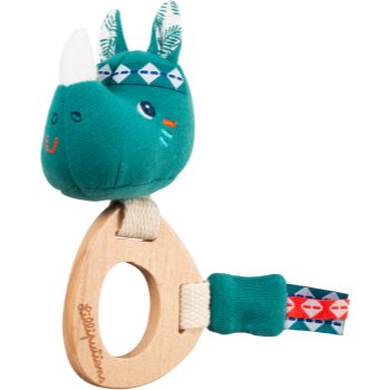Lilliputiens Wooden Teether Marius jucărie pentru dentiție din lemn