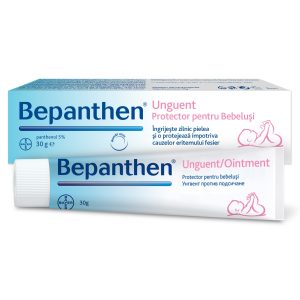 Unguent pentru iritatiile de scutec, 5% Panthenol, 30 g, Bepanthen