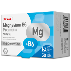 Dr.Max Magnesium B6 Premium, 50 comprimate