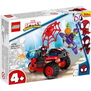 LEGO® Spidey - Miles Morales triciclul techno al Omulu Paianjen (10781)