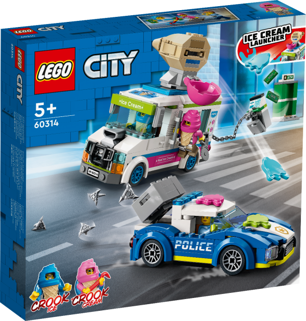 LEGO® City - Politia in urmarirea furgonetei cu inghetata (60314)