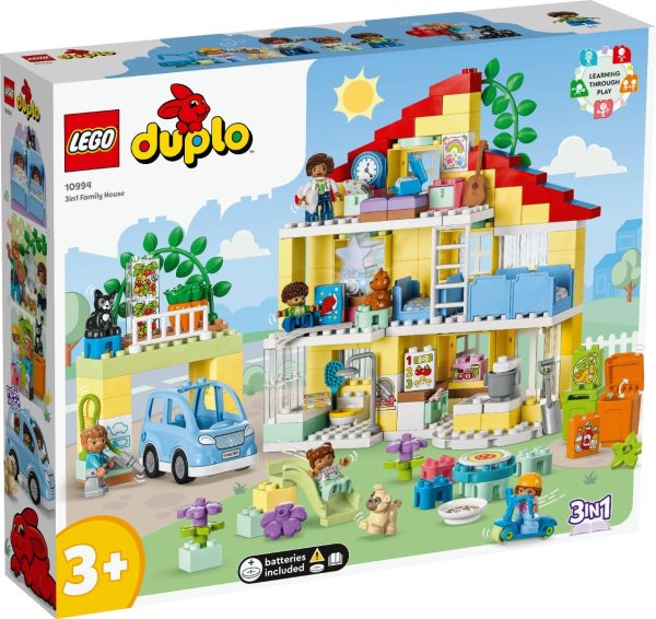 LEGO® DUPLO - Orasul meu casa de familie 3 In 1 (10994)