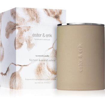 ester & erik scented candle fig tree & wood ashes (no. 18) lumânare parfumată