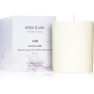 ester & erik scented candle danish pear & white blossom (no. 04) lumânare parfumată Refil