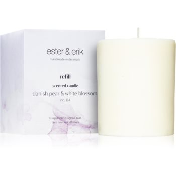 ester & erik scented candle danish pear & white blossom (no. 04) lumânare parfumată Refil